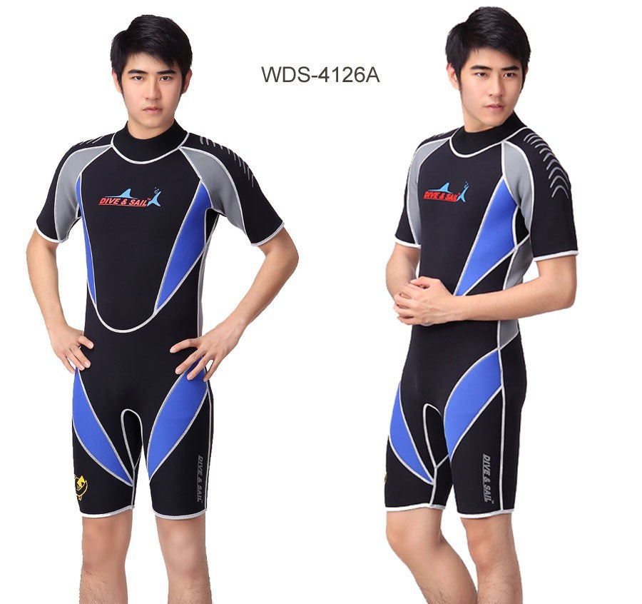 Men's and Women's 3 Reactor 3 mm Back Zip Neoprene Shorty Triathlon Wetsuit