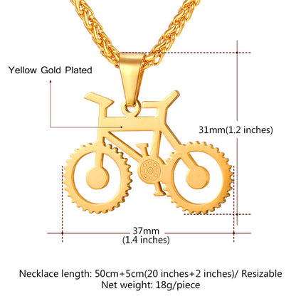 Bicycle Necklace