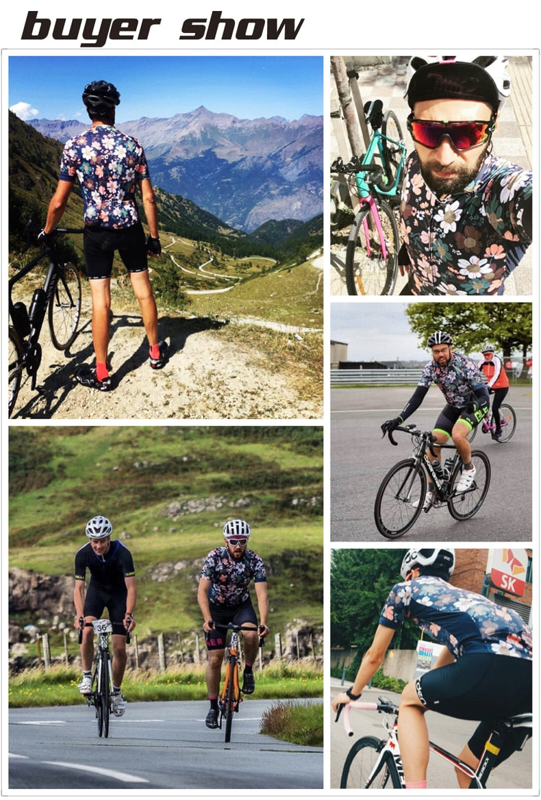 Take Time to Smell The Flowers Men's Cycling Jersey
