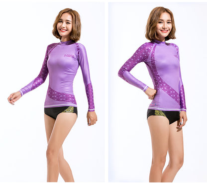 Women's UPF 50+ Long Sleeve Rash Guard