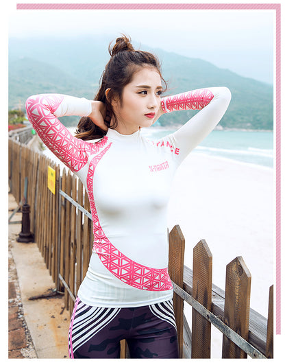 Women's UPF 50+ Long Sleeve Rash Guard