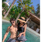 Male Female Matching Couple's Swimsuits