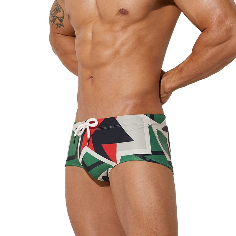 Christmas Men's Swim Brief