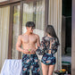 Matching Couple Men's & Women's Swimsuits
