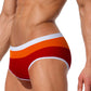 Ang Fou Men's Multicolor Swim Brief