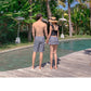 Male Female Matching Couple's Swimsuits