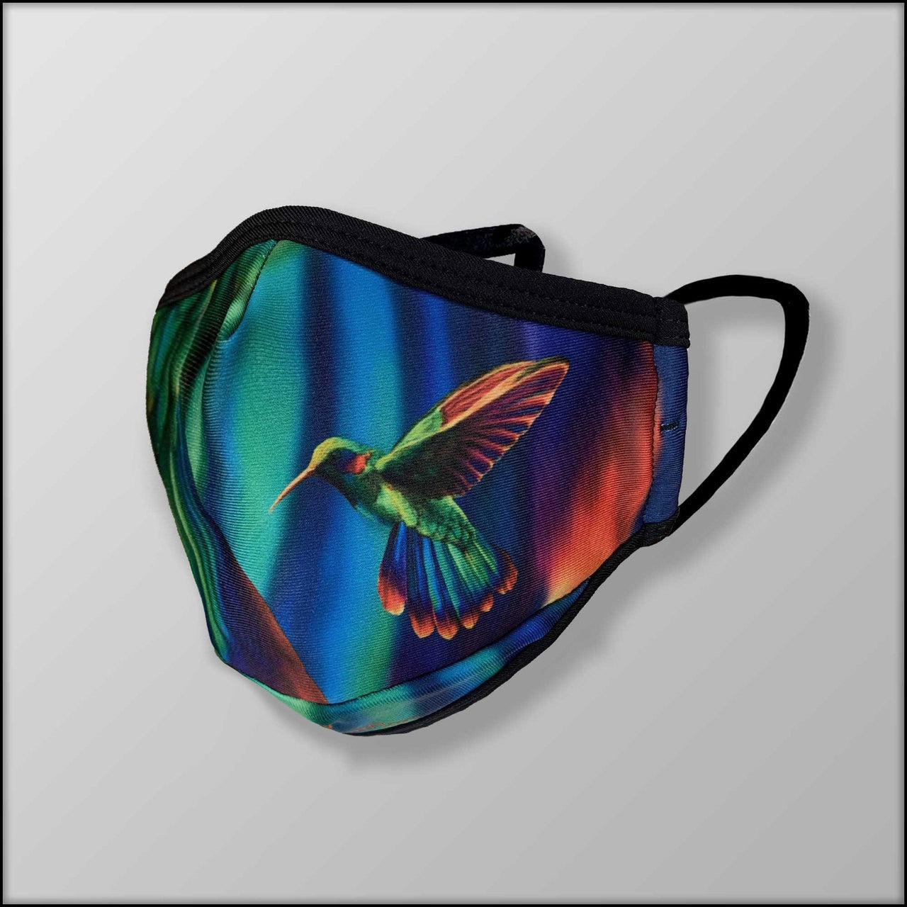 INKnBURN Hummingbird 3-Layer Face Mask