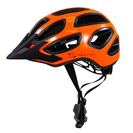 HT-600/604 Incline Enduro Helmet (Gloss Orange) Small/Medium, Large/X-Large