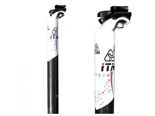 ITM Alutech 7075 Seat Post, High Gloss White