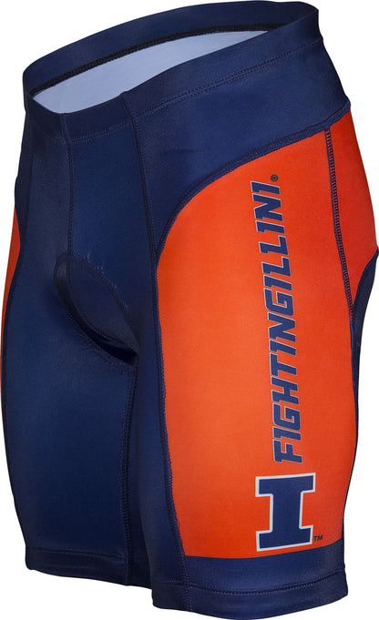 Illinois Fighting Illini Cycling Shorts (S, XL, 2XL)