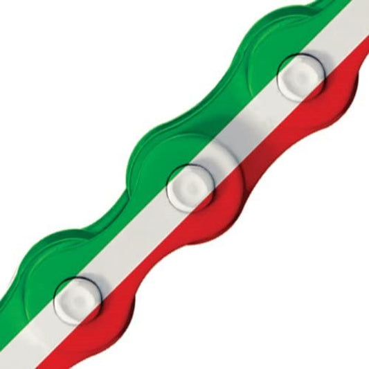 KMC Z510H Italy Bicycle Chain (Flag Color, 1/2 x 1/8 - Inch, 112 Links)