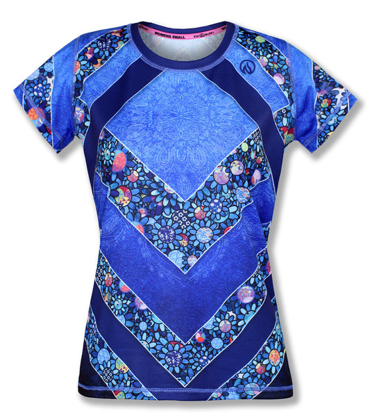 INKnBURN Women's Ladybug Short Sleeve Tech Shirt (S)