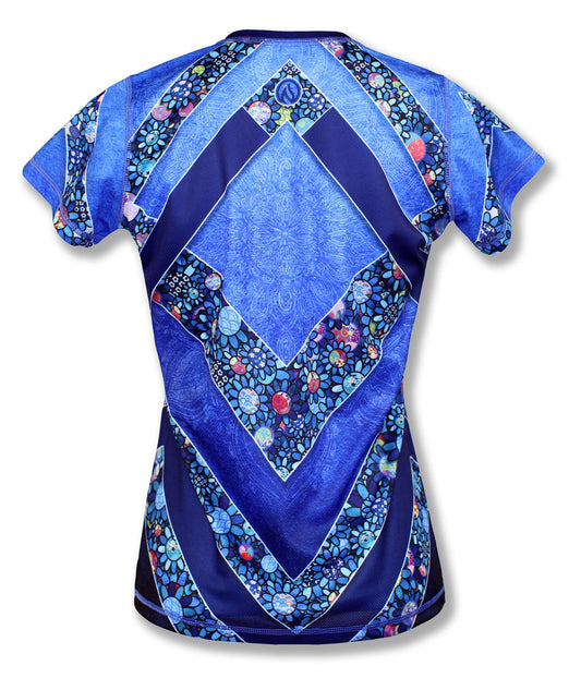INKnBURN Women's Ladybug Short Sleeve Tech Shirt (S)