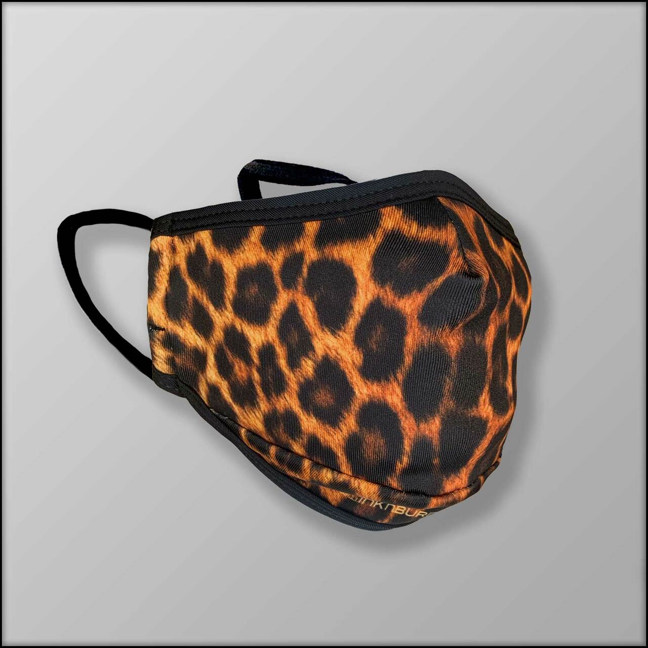 INKnBURN Leopard 3-Layer Face Mask