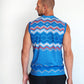 INKnBURN Men's Fast Cookie Sweater Vest Sleeve Tech Shirt (Large)