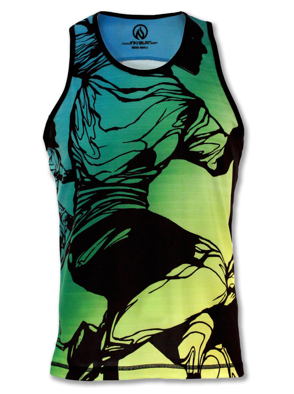 INKnBURN Men's Motion Tank (Singlet) (2XL)