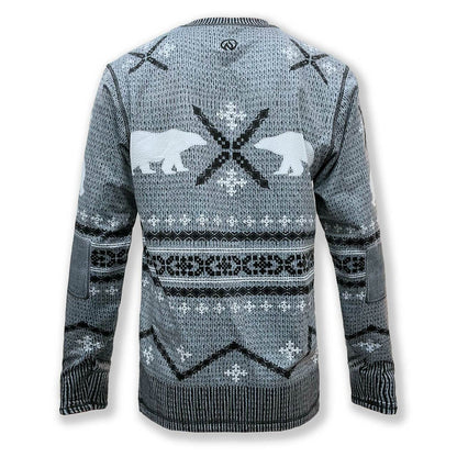 INKnBURN Men's Polar Bear Pullover with Thumbholes (M, L)