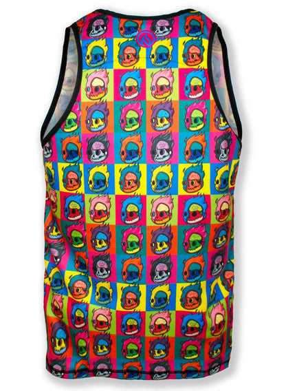 INKnBURN Men's Run or Die Toon Singlet (Large)
