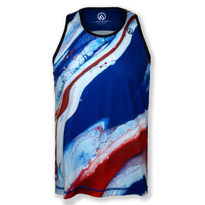 INKnBURN Men's RWB Singlet (S, 2XL)