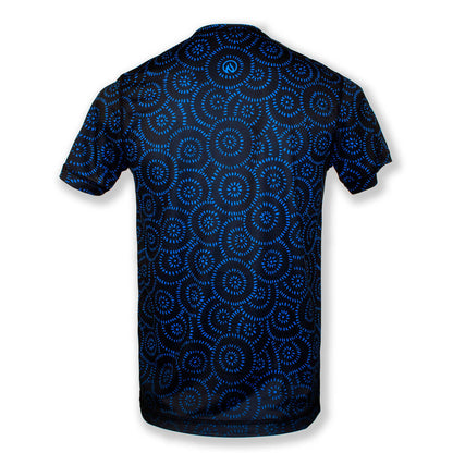 INKnBURN Men's Concentric Circles Tech Shirt (S, M, L, XL)