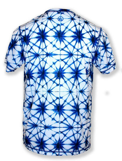 INKnBURN Men's Shibori Star Tech Shirt (S, M)