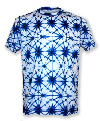 INKnBURN Men's Shibori Star Tech Shirt (S, M, XL)