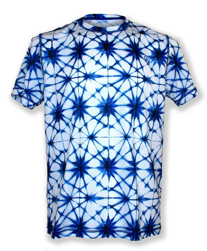 INKnBURN Men's Shibori Star Tech Shirt (S, M)