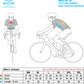 Big Red Men's Cycling Jersey (S, M, L, XL, 2XL, 3XL)