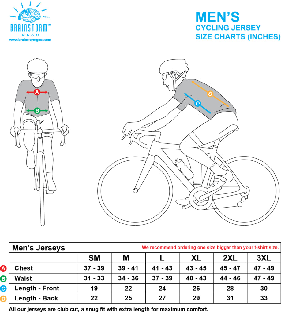Skittles Ride the Rainbow Men's Cycling Jersey (S, M, L, XL, 2XL, 3XL)