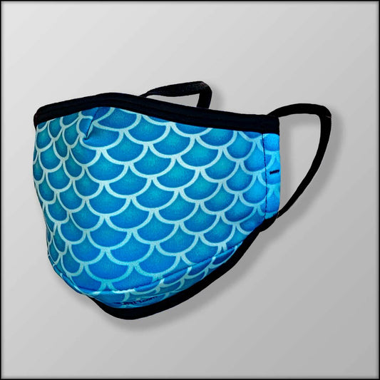 INKnBURN Mermaid 3-Layer Face Mask