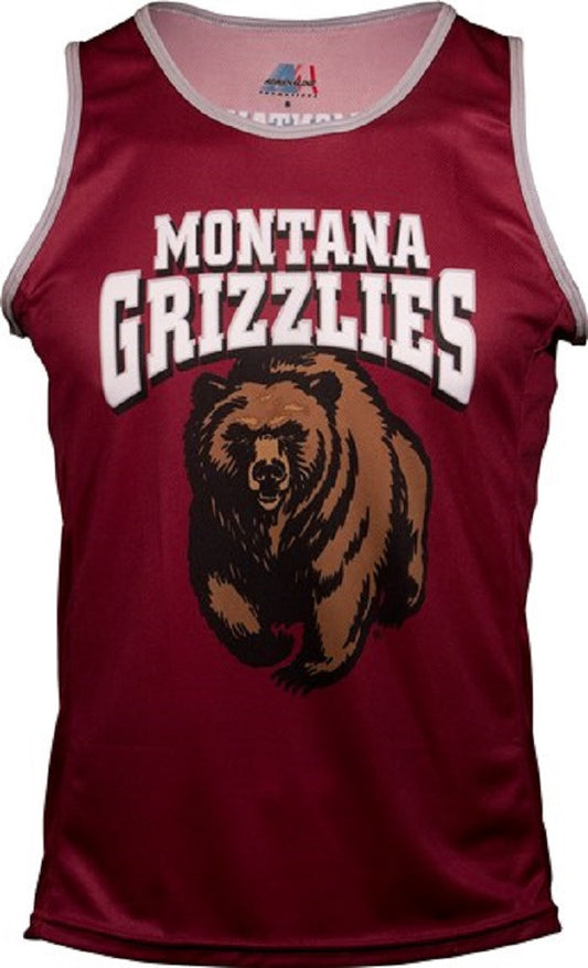 Montana Grizzlies Men's RUN/TRI Singlet (L, XL)