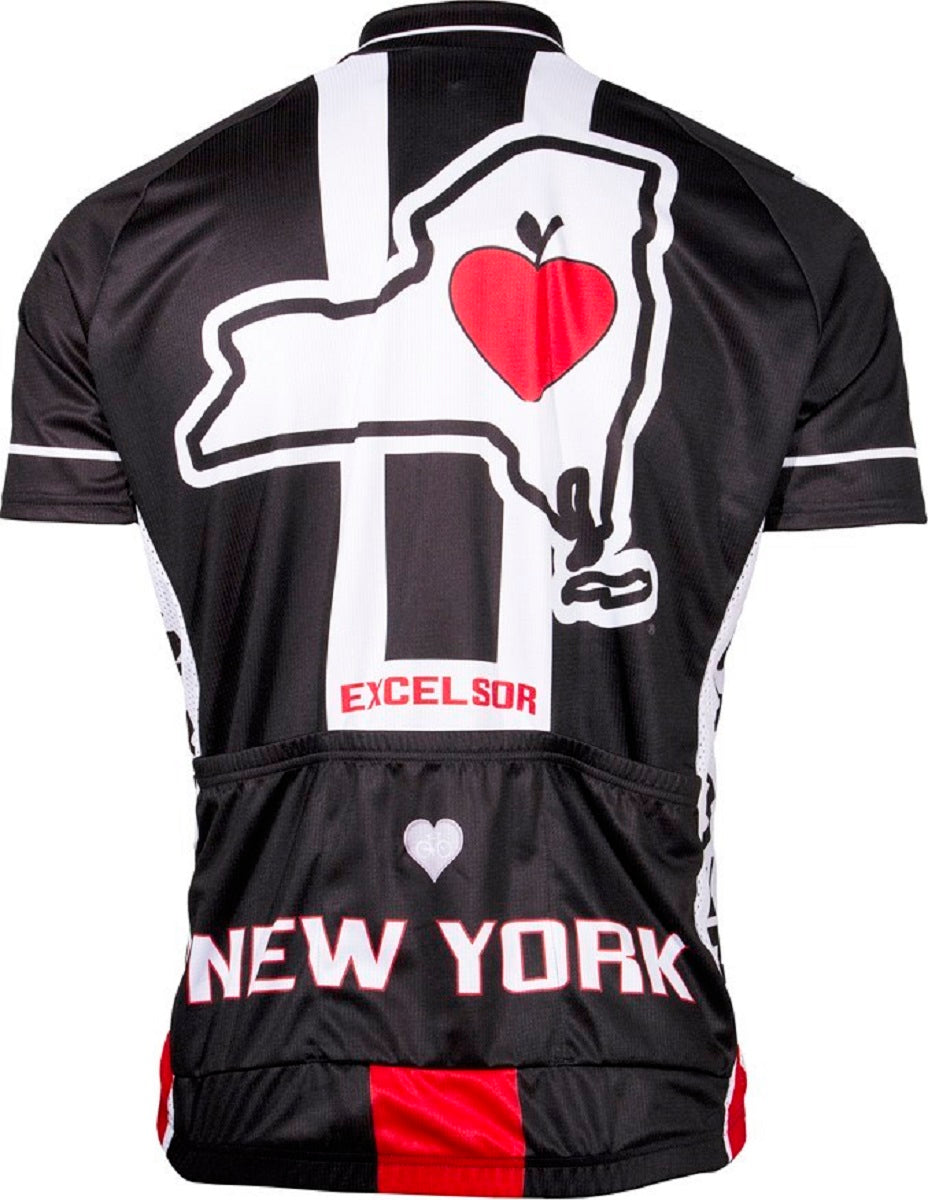 New York Men's Cycling Jersey (S, M, L, XL, 2XL)