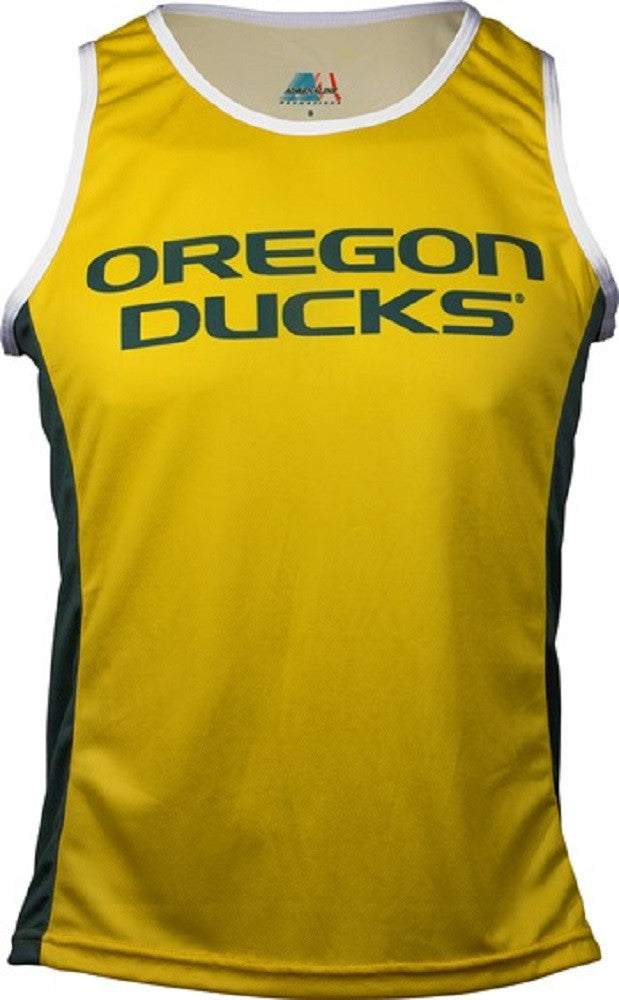 Oregon Ducks Men's RUN/TRI Singlet Yellow (2XL, 3XL)