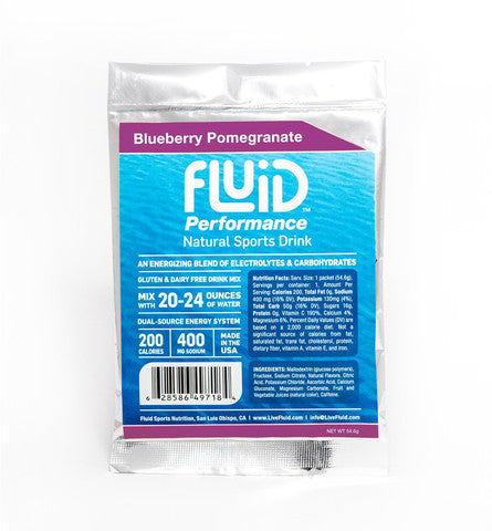 Fluid Performance Natural Sports Drink - 6 Packet Box