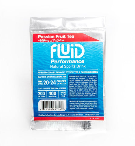 Fluid Performance Natural Sports Drink - 6 Packet Box