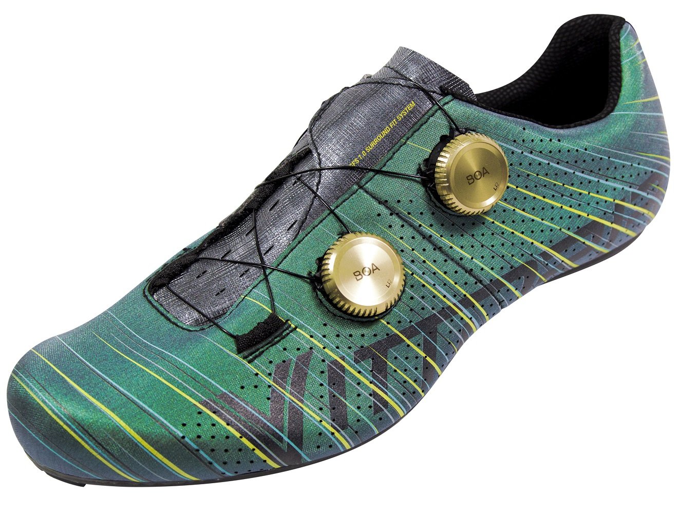 Vittoria Revolve Road Cycling Shoes - Silk Green (FCT Carbon Sole)