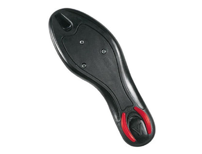 Vittoria Fusion 2 Road Cycling Shoes, Black/Red - EU 38.5 (US Men's 6.5, Women's 8)