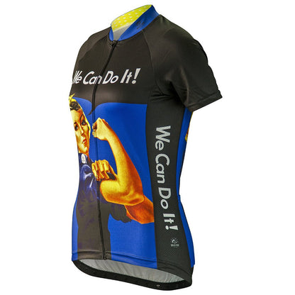 Rosie the Riveter Women's Cycling Jersey (S, M, XL, 2XL)