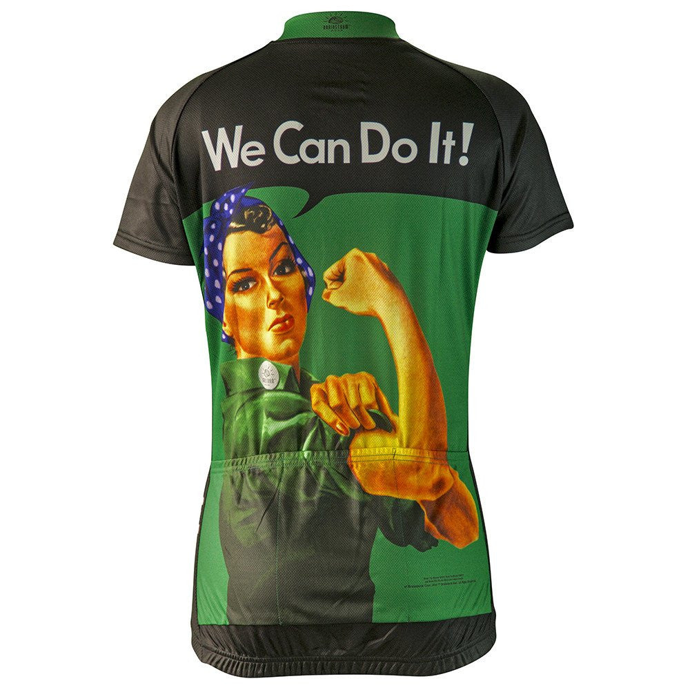 Rosie the Riveter Women's Cycling Jersey (S, M, XL, 2XL)