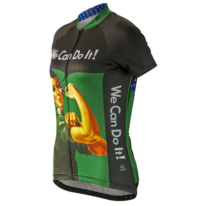 Rosie the Riveter Women's Cycling Jersey (S, M, XL, 2XL)