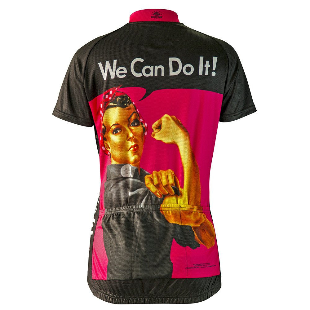 Rosie the Riveter Women's Cycling Jersey (S, M, XL, 2XL)
