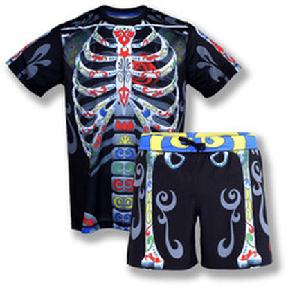 INKnBURN Men's Calavera Running Shorts (S, XL, 2XL)