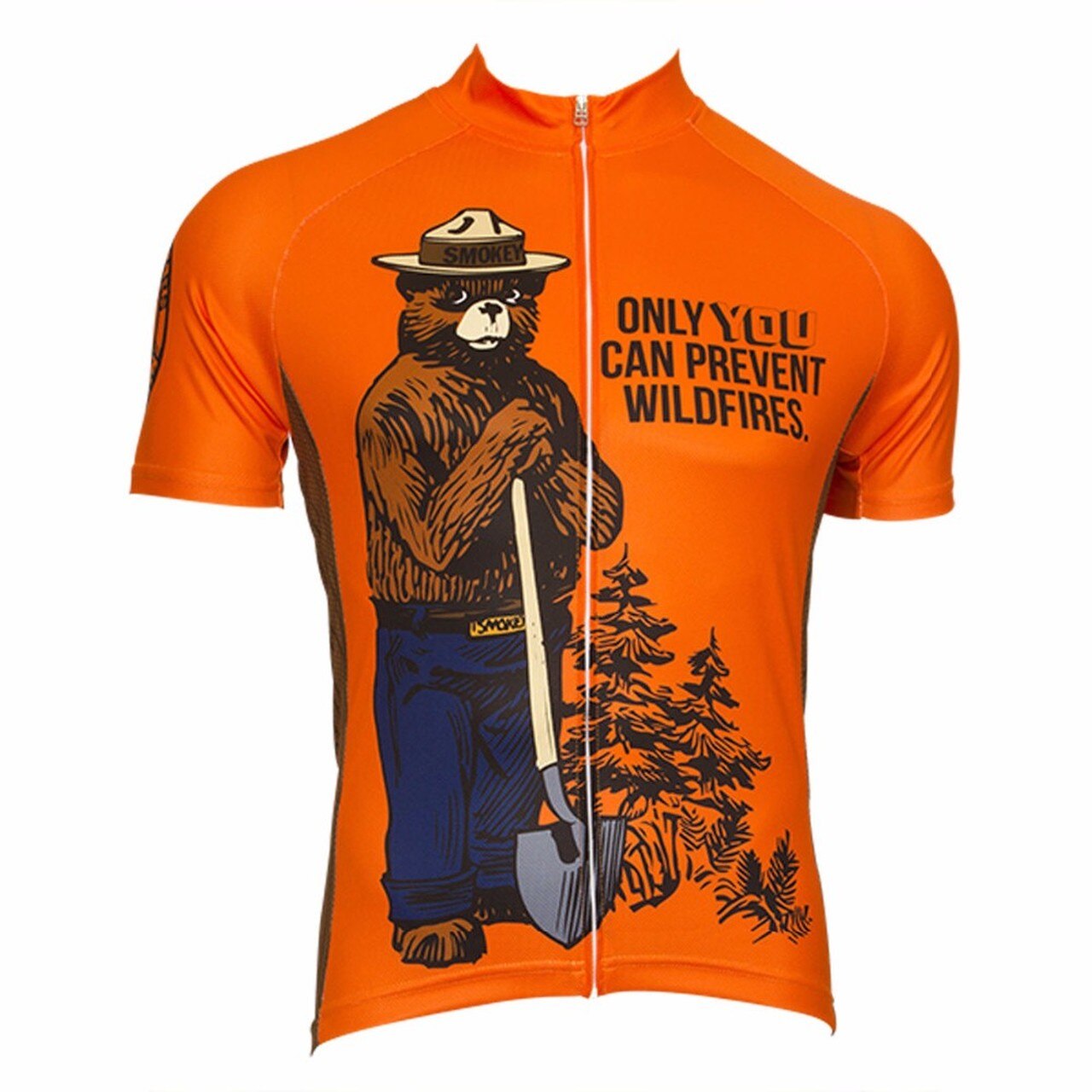 Smokey Bear Men's Cycling Jersey (Small)