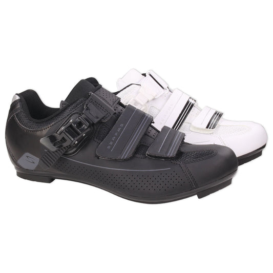 Serfas Men’s Road Bike Leadout Buckle Cycling Shoes (SMR-501B & SMR-501W)