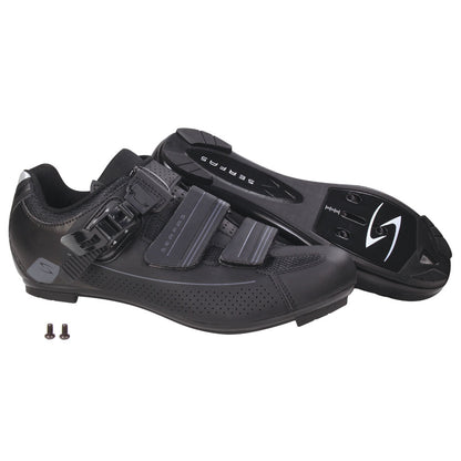 Serfas Men’s Leadout Buckle Road Cycling Shoes (White) (SMR-501W) 41, 48