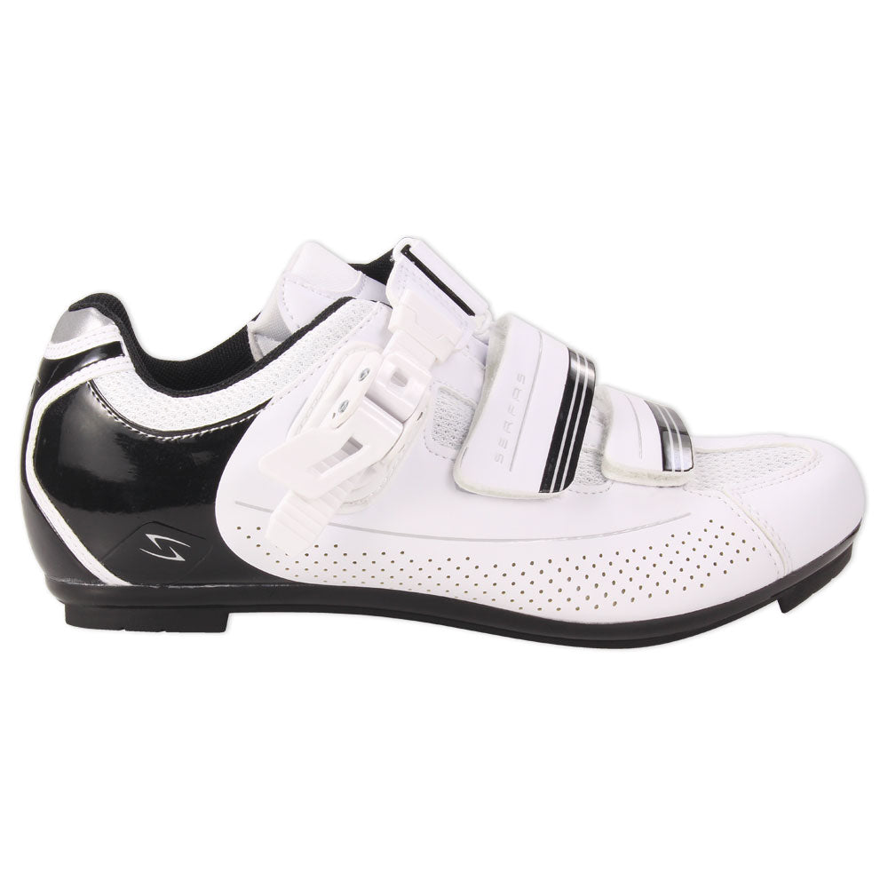 Serfas Men’s Road Bike Leadout Buckle Cycling Shoes (SMR-501B & SMR-501W)