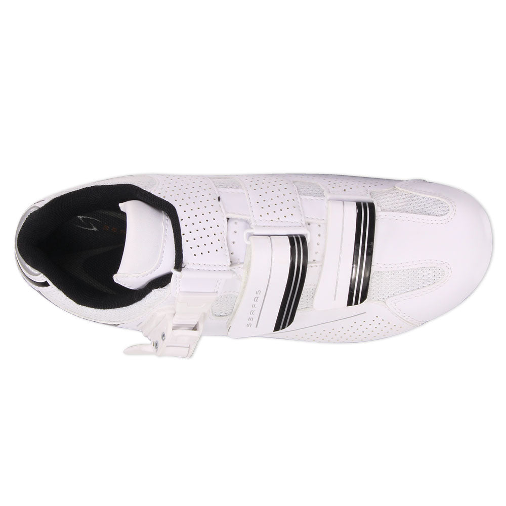 Serfas Women's Leadout Buckle Road Cycling Shoes (White) SWR-501W 37 38 39