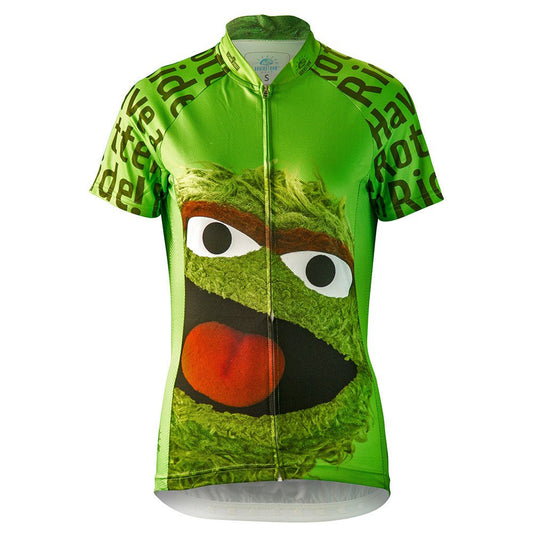 Sesame Street Oscar The Grouch Women's Cycling Jersey (M, L, XL, 2XL)
