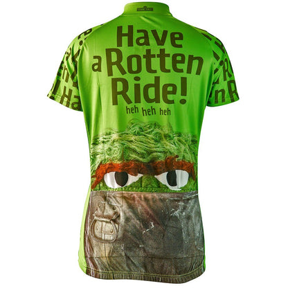 Sesame Street Oscar The Grouch Women's Cycling Jersey (M, L, XL, 2XL)