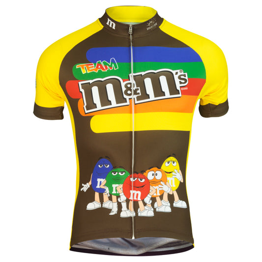 Team M&M's Stripes Men's Cycling Jersey Medium - 50% OFF!